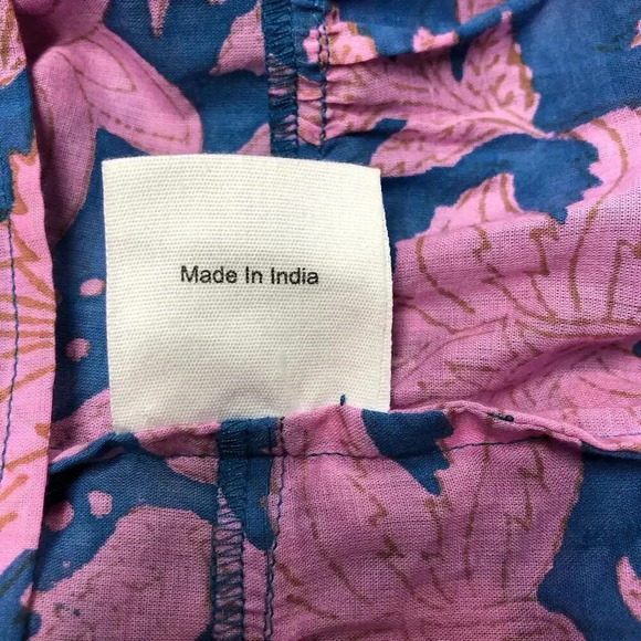 Hannah Artwear Chloe Floral Cross-Back Maxi Dress Halter Ties US Size 4 - Picture 8 of 10